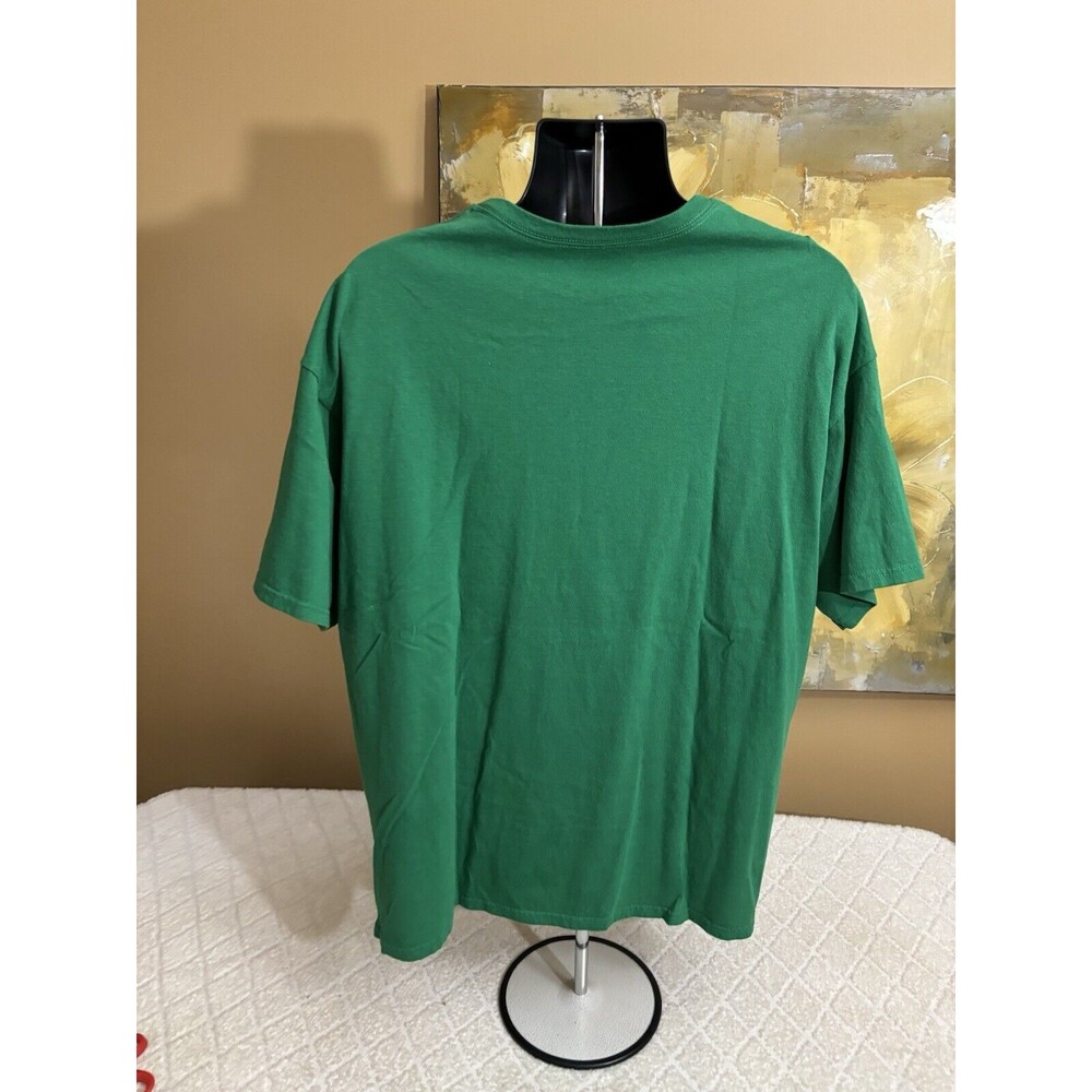 Star Wars Christmas Yoda May The Gifts Be With You Graphic Green Tee Size 2XL - Picture 10 of 15